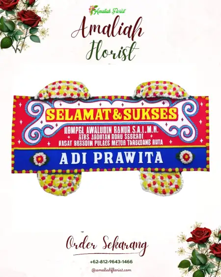 Papan Bunga Ucapan Selamat Sinar Peninjauan